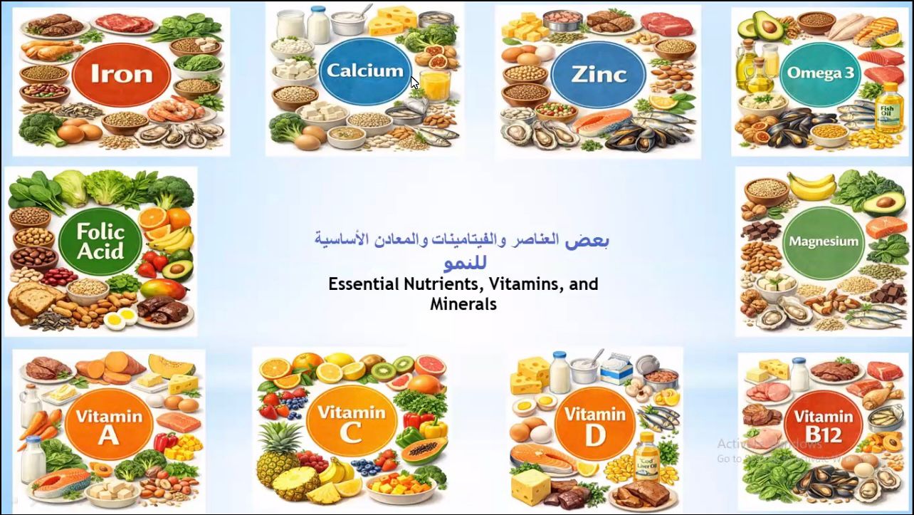 ورشة عمل عن (التغذية وعلاقتها بوظائف الدماغ)